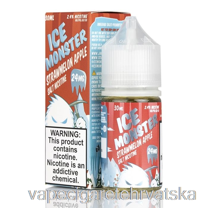 Vape Hrvatska Ice Strawmelon Jabuka - Ice Monster Salts - 30ml 24mg